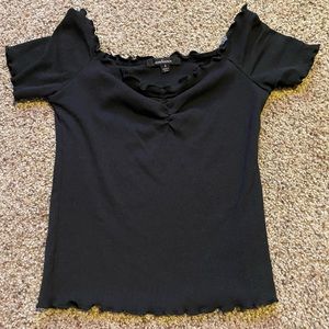 Short sleeve/ off the shoulder top